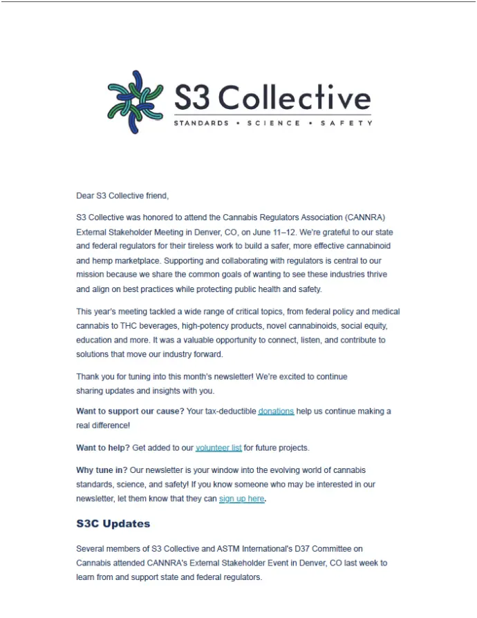 S3 Collective June Newsletter